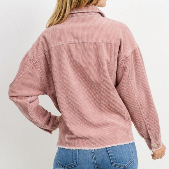 Mauve Corduroy Jacket - Picture 3 of 6
